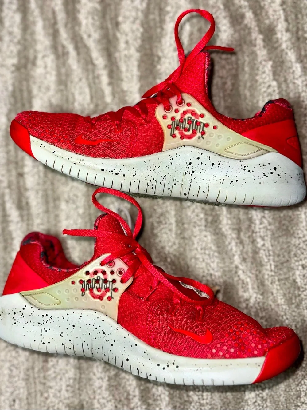 Nike Free TR 8 Ohio State Men’s Training Shoes — Size 9